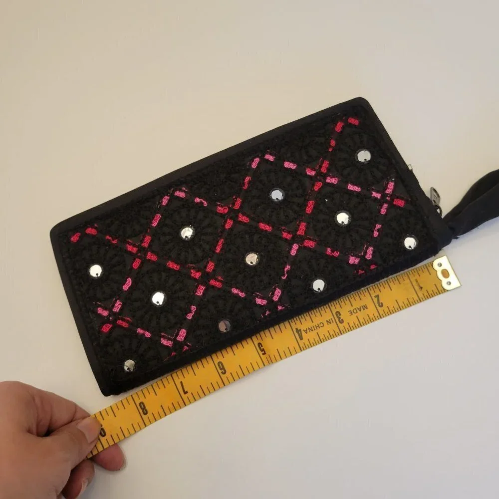 Traditional Hand Crafted Mirror Work Wallet